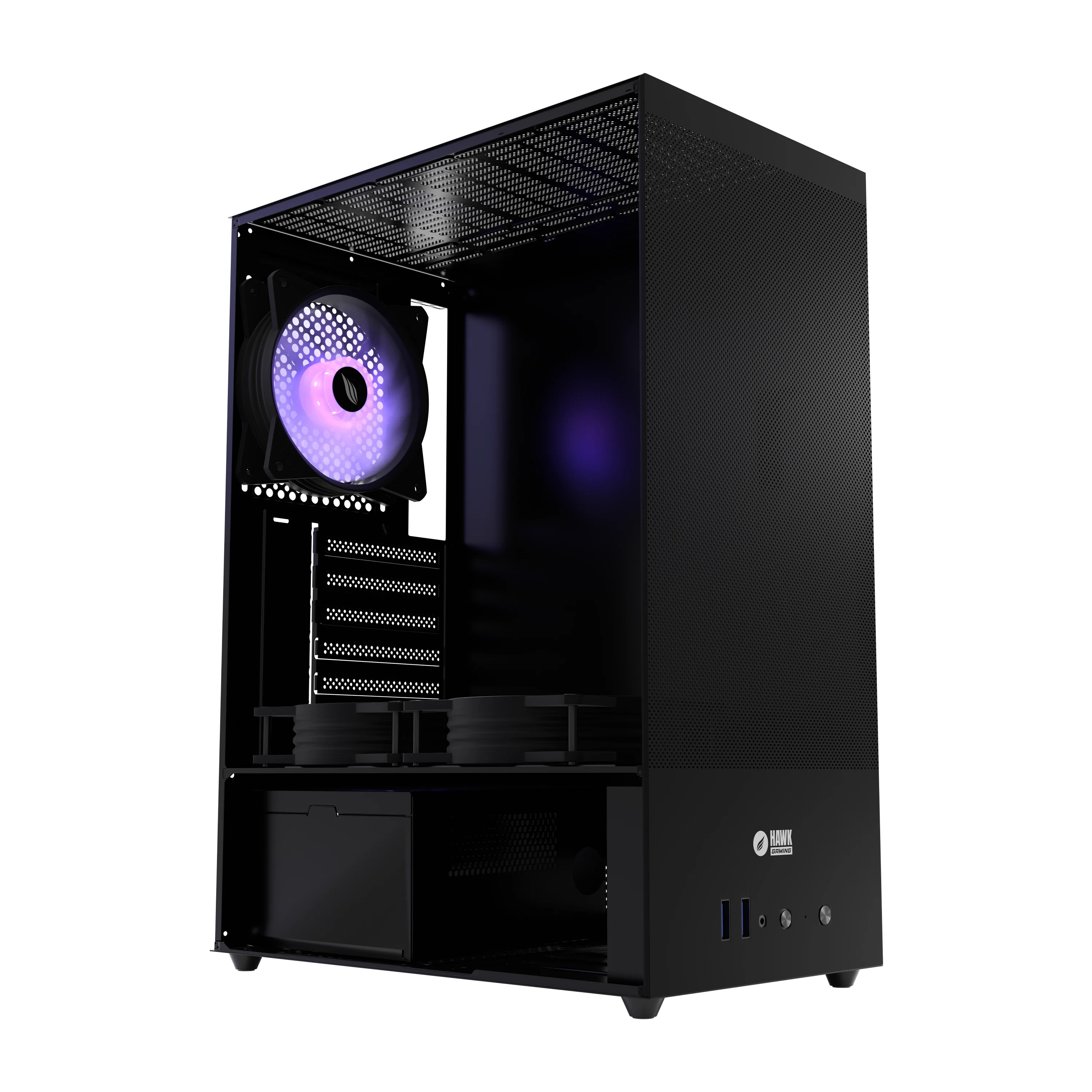 Hawk HC310 600W Rainbow mATX Mini Tower Gaming Kasa