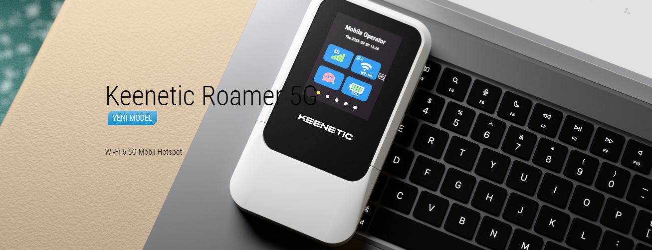 Keenetic Roamer KN-5210-01-EU 5G Taşınabilir Modem