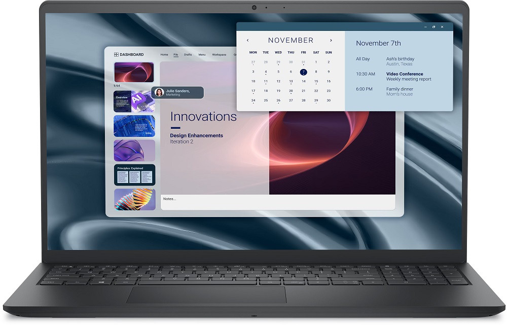 Dell Pro 15 Essential PV15255 Ryzen 5 7520U 8GB 512GB SSD Ubuntu 15.6″ Notebook