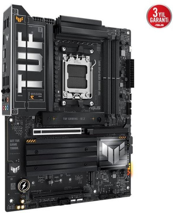 ASUS TUF GAMING X870-PLUS WIFI7 AM5 DDR5 9600+(OC)MHz Gaming Anakart 