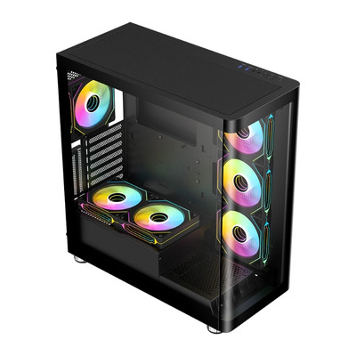 Frisby FC-9570 VANTA 750W 80+ Bronze 6x120MM ARGB Fan Mid Tower ATX Siyah Gaming Kasa