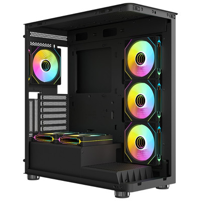 Frisby FC-9570 VANTA 750W 80+ Bronze 6x120MM ARGB Fan Mid Tower ATX Siyah Gaming Kasa