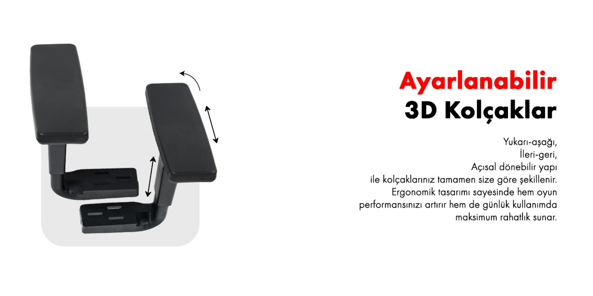 Titanseat Crow Black Kumaş Oyuncu Koltuğu