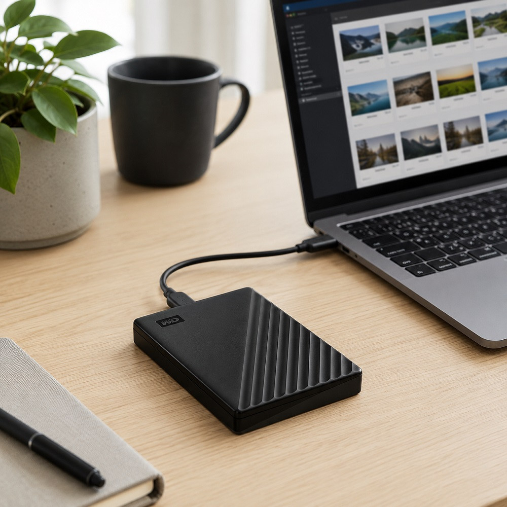 Western Digital My Passport 6TB Siyah Taşınabilir HDD (WDBR9S0060BBK-WESN)
