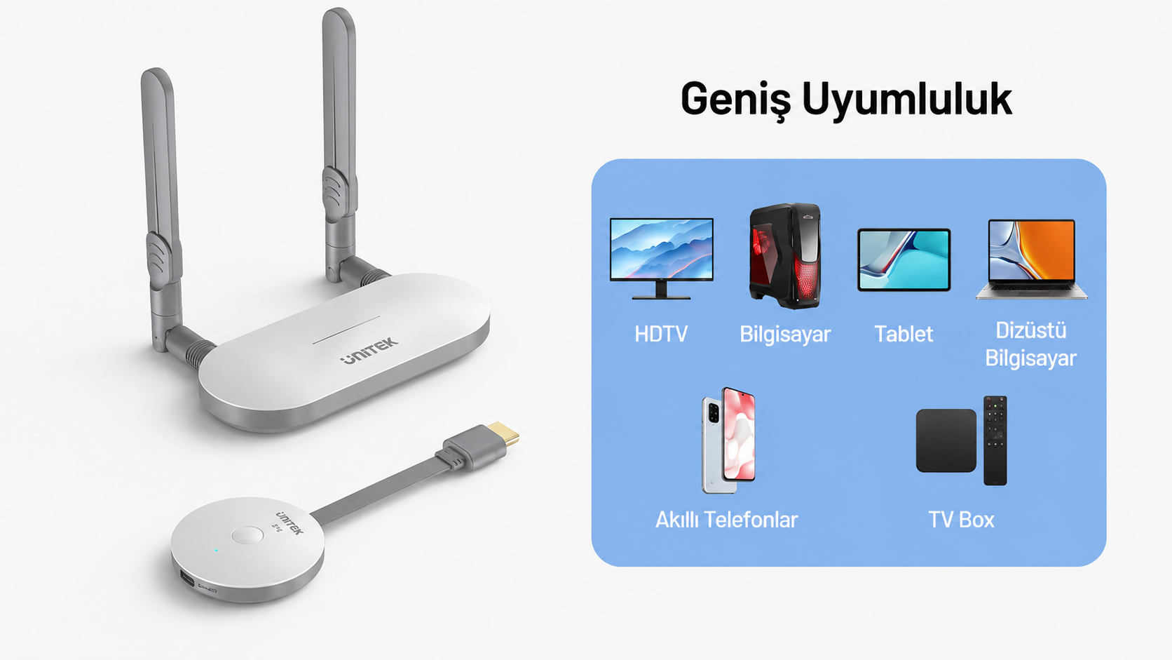 Unitek Kablosuz HDMI