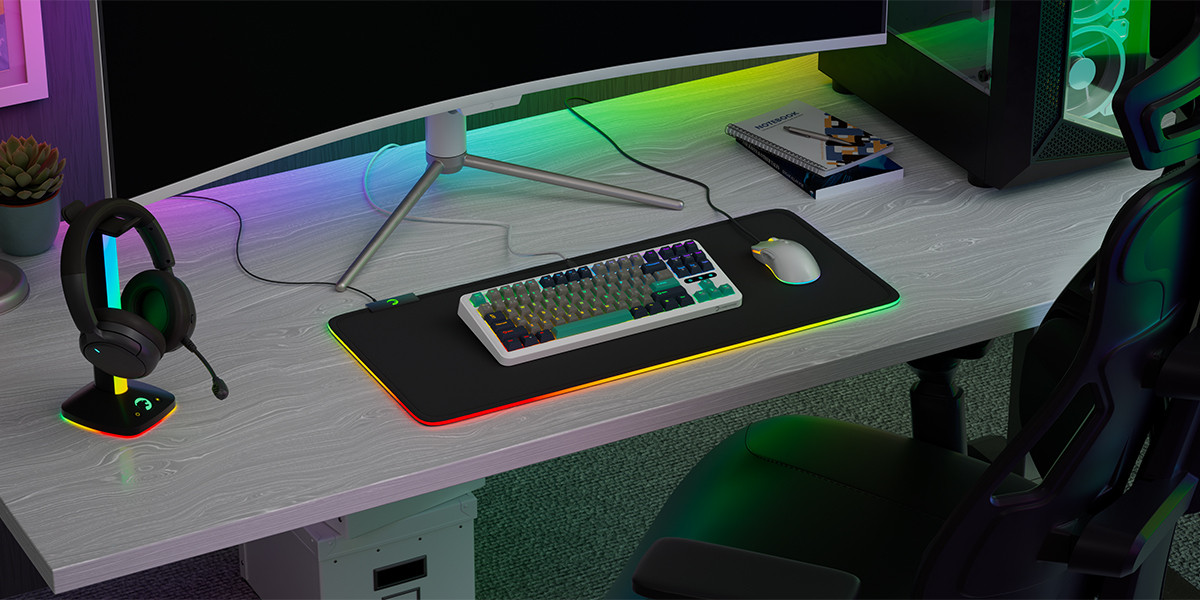 GamePower Zoom RGB Kablolu Mekanik Beyaz Gaming Klavye