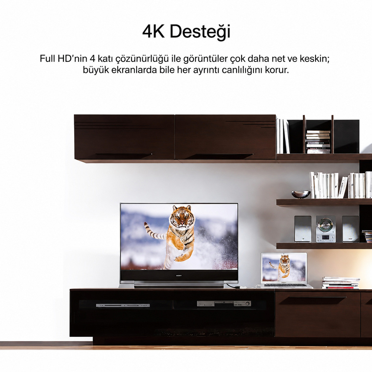 Unitek Displayport to HDMI 1.4 4K/30Hz 20Cm Dönüştürücü Kablo Y-6332