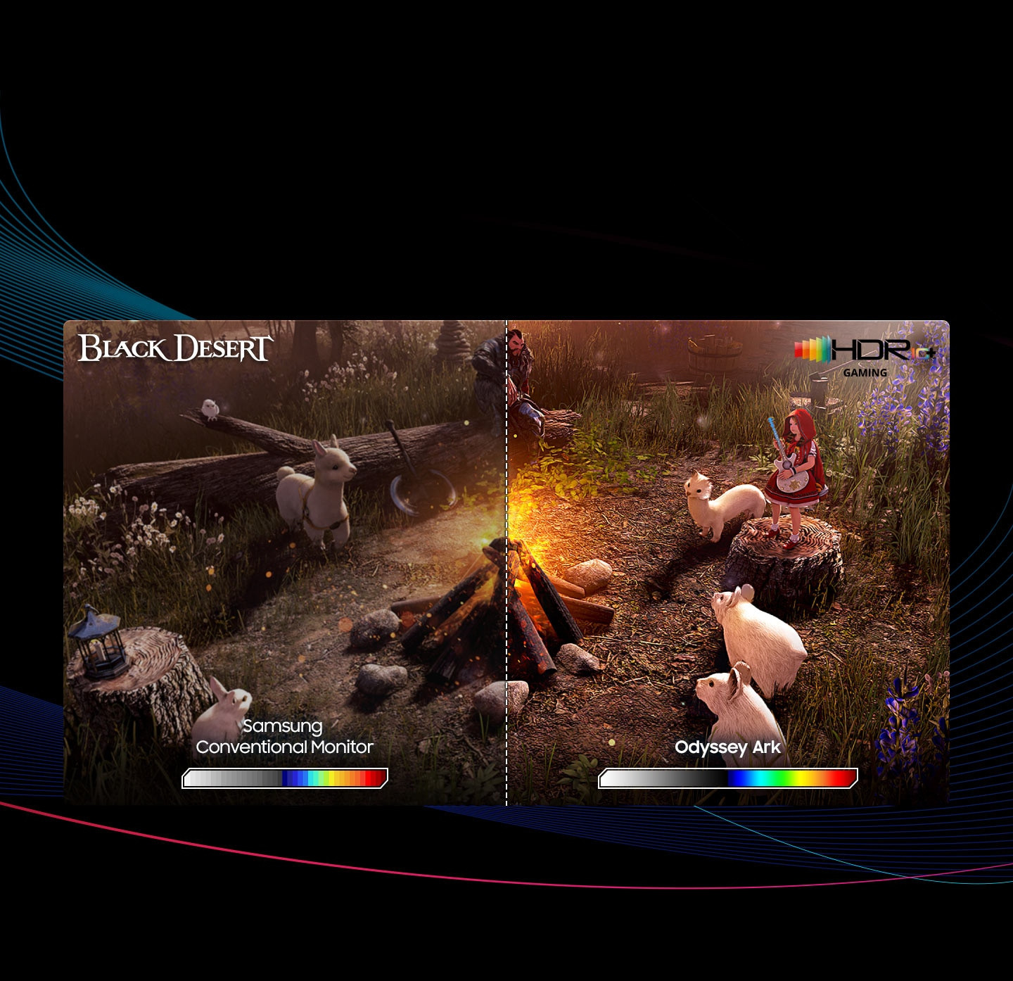 Samsung Odyssey Ark LS55CG97WNUXUF 55″ 1ms 165Hz 4K Curved Pivot Oyuncu Monitörü