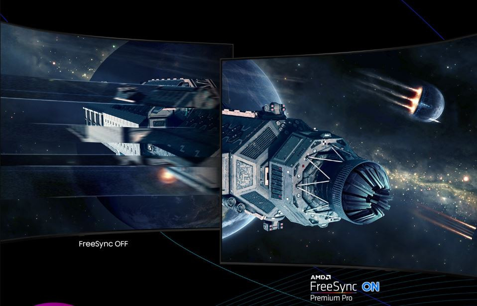 Samsung Odyssey Ark LS55CG97WNUXUF 55″ 1ms 165Hz 4K Curved Pivot Oyuncu Monitörü