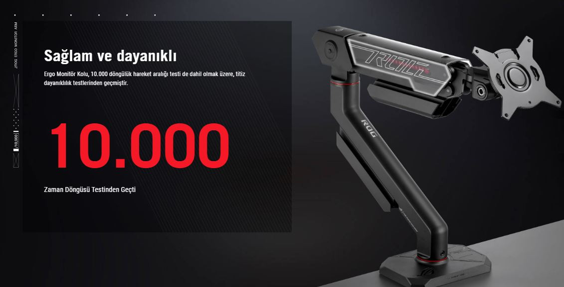 ASUS ROG Ergo AAS01R 49″ Monitör Askı Aparatı