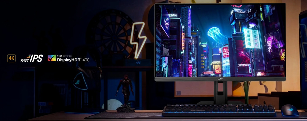 ASUS ROG STRIX XG27UCSR 27″  4K-160Hz FHD-324Hz  0.03ms Pivot  FreeSync G-Sycn Uyumlu Fast IPS Gaming (Oyuncu) Monitör