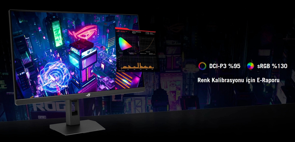 ASUS ROG STRIX XG27UCSR 27″  4K-160Hz FHD-324Hz  0.03ms Pivot  FreeSync G-Sycn Uyumlu Fast IPS Gaming (Oyuncu) Monitör