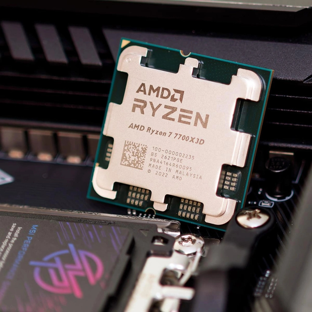 AMD Ryzen 7 7700X3D 4.00GHz 8 Çekirdek 96MB Önbellek Soket AM5 Tray İşlemci
