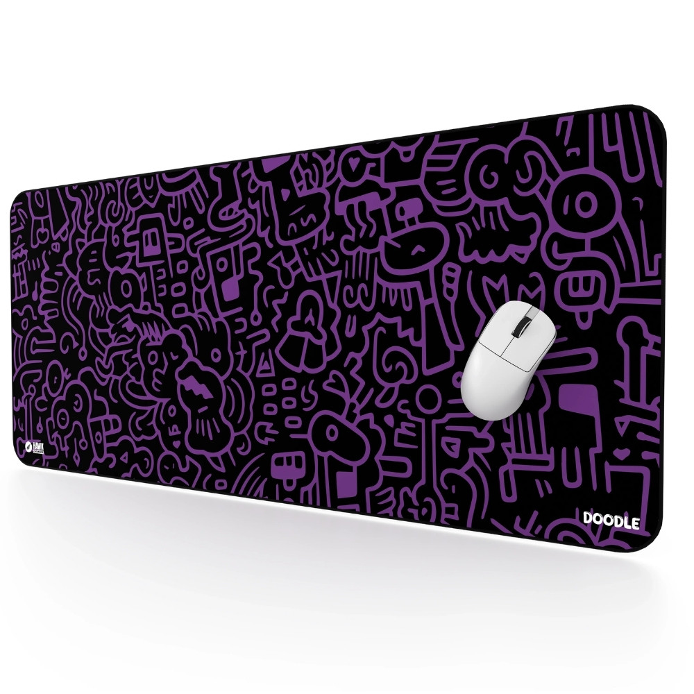 Hawk Doodle 90x40 Mouse Pad