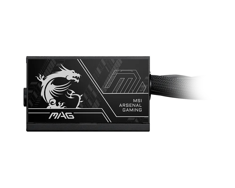 MSI MAG A650BN PCIE5 II 650W 80+ Bronze 120mm Fan Power Supply