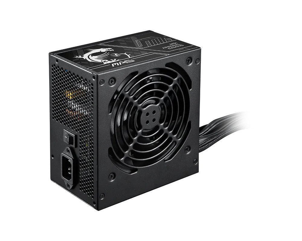 MSI MAG A650BN PCIE5 II 650W 80+ Bronze 120mm Fan Power Supply