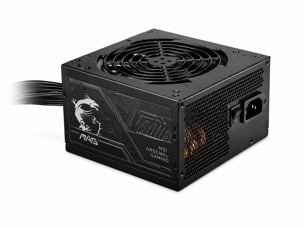 MSI MAG A650BN PCIE5 II 650W 80+ Bronze 120mm Fan Power Supply