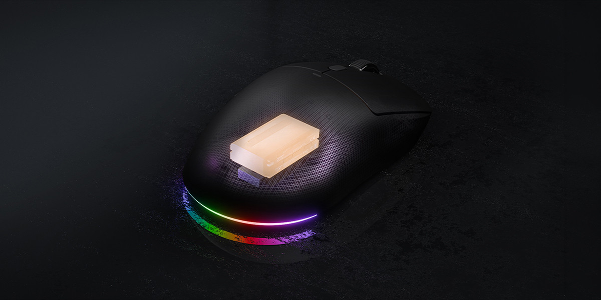GamePower Kodex 24.000DPI Triple Mode (Kablolu/Bluetooth/2.4G) Siyah Gaming Mouse