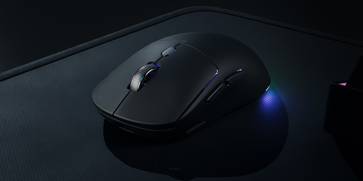 GamePower Kodex 24.000DPI Triple Mode (Kablolu/Bluetooth/2.4G) Siyah Gaming Mouse