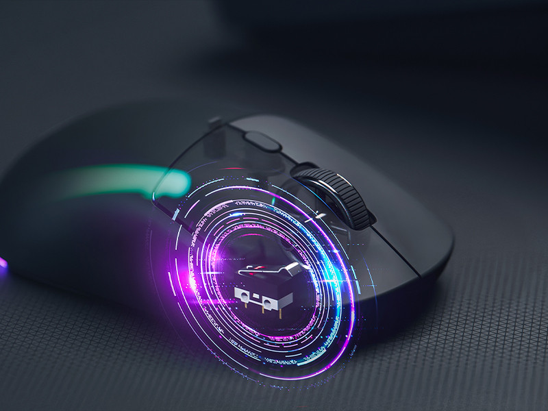 GamePower Kodex 24.000DPI Triple Mode (Kablolu/Bluetooth/2.4G) Siyah Gaming Mouse