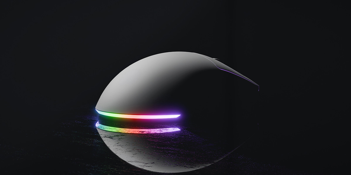 GamePower Kodex 24.000DPI Triple Mode (Kablolu/Bluetooth/2.4G) Beyaz Gaming Mouse