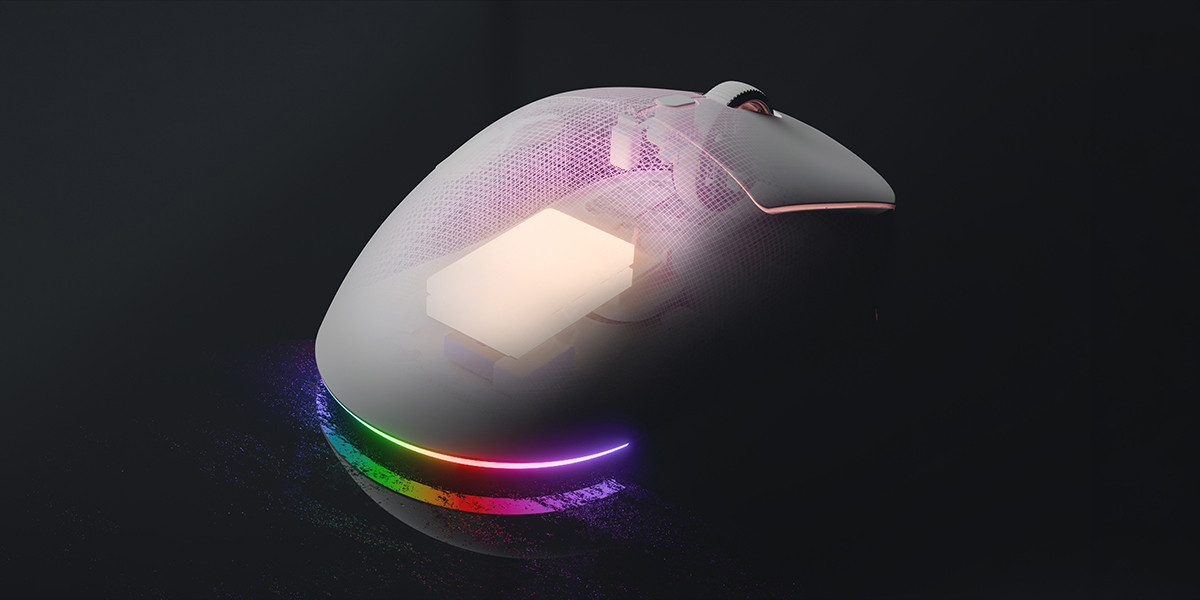 GamePower Kodex 24.000DPI Triple Mode (Kablolu/Bluetooth/2.4G) Beyaz Gaming Mouse