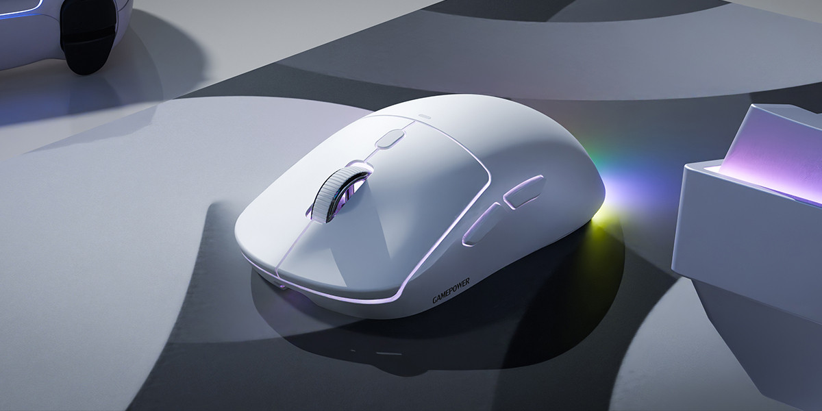 GamePower Kodex 24.000DPI Triple Mode (Kablolu/Bluetooth/2.4G) Beyaz Gaming Mouse