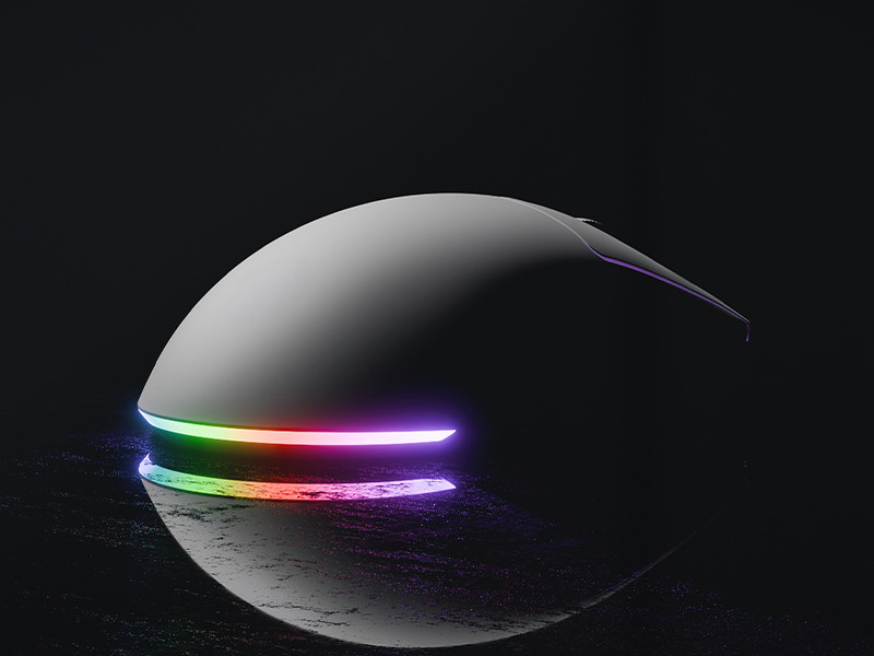 GamePower Kodex 24.000DPI Triple Mode (Kablolu/Bluetooth/2.4G) Beyaz Gaming Mouse