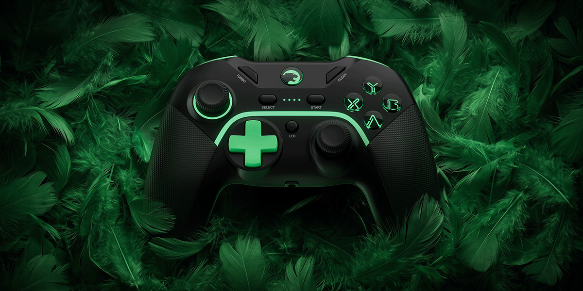 GamePower Vitrus Hall Effect Joystickli Kablosuz Siyah Gamepad (2.4G/Bluetooth) (PC Uyumlu)