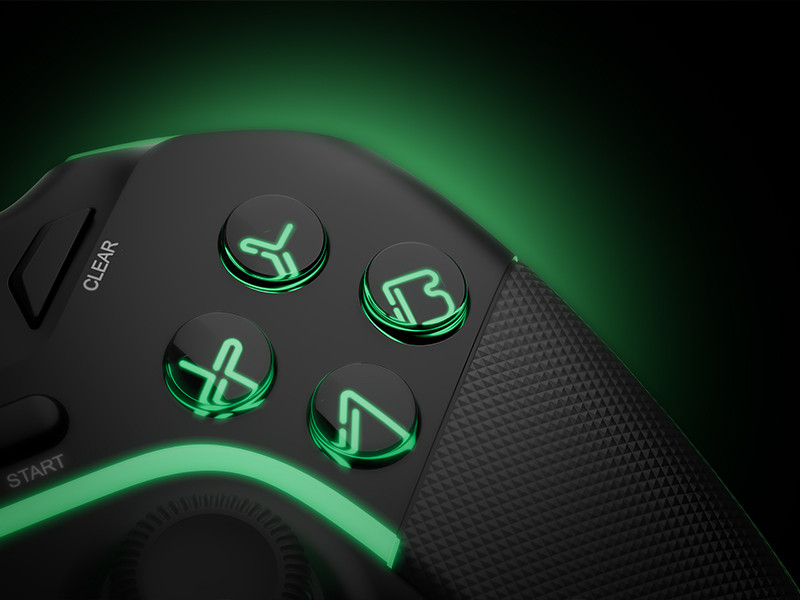 GamePower Vitrus Hall Effect Joystickli Kablosuz Siyah Gamepad (2.4G/Bluetooth) (PC Uyumlu)
