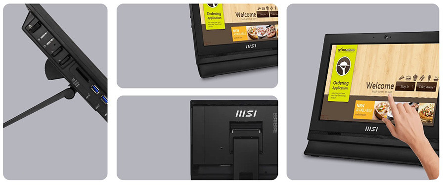 MSI PRO AP162T ADL-054EU Intel N100 4GB 128GB SSD 15.6″ W11Pro All in One PC
