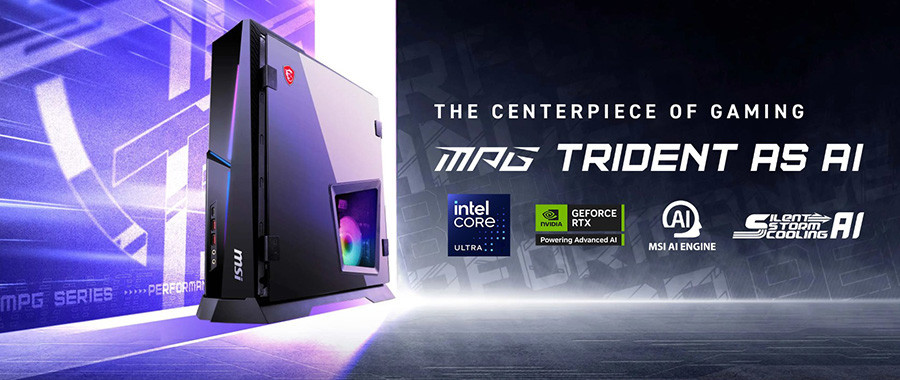 MSI MPG TRIDENT AS AI 2NVN7-102EU Ultra 7 265F 32GB 1TB SSD 16GB RTX5060 Ti 16GB W11Home Gaming Masaüstü PC