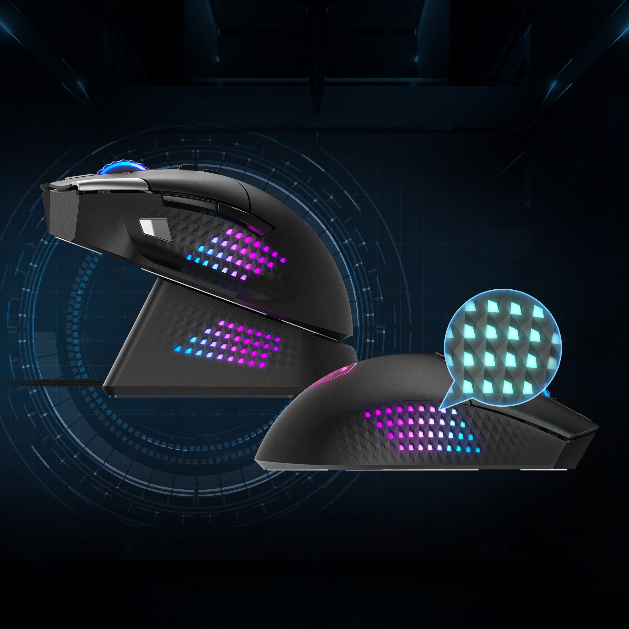 MSI Versa Pro Wireless + Mouse Dock Pro Gaming (Oyuncu) Mouse