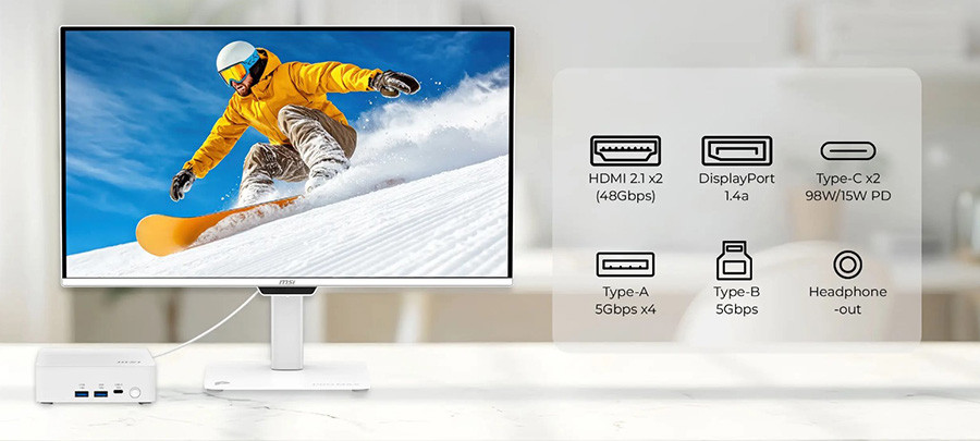 MSI PRO MP271UPXW E12 26.5″ 120Hz 0.03ms UHD 4K QD-OLED Flat FreeSync Premium Pro Pivot Beyaz Monitör