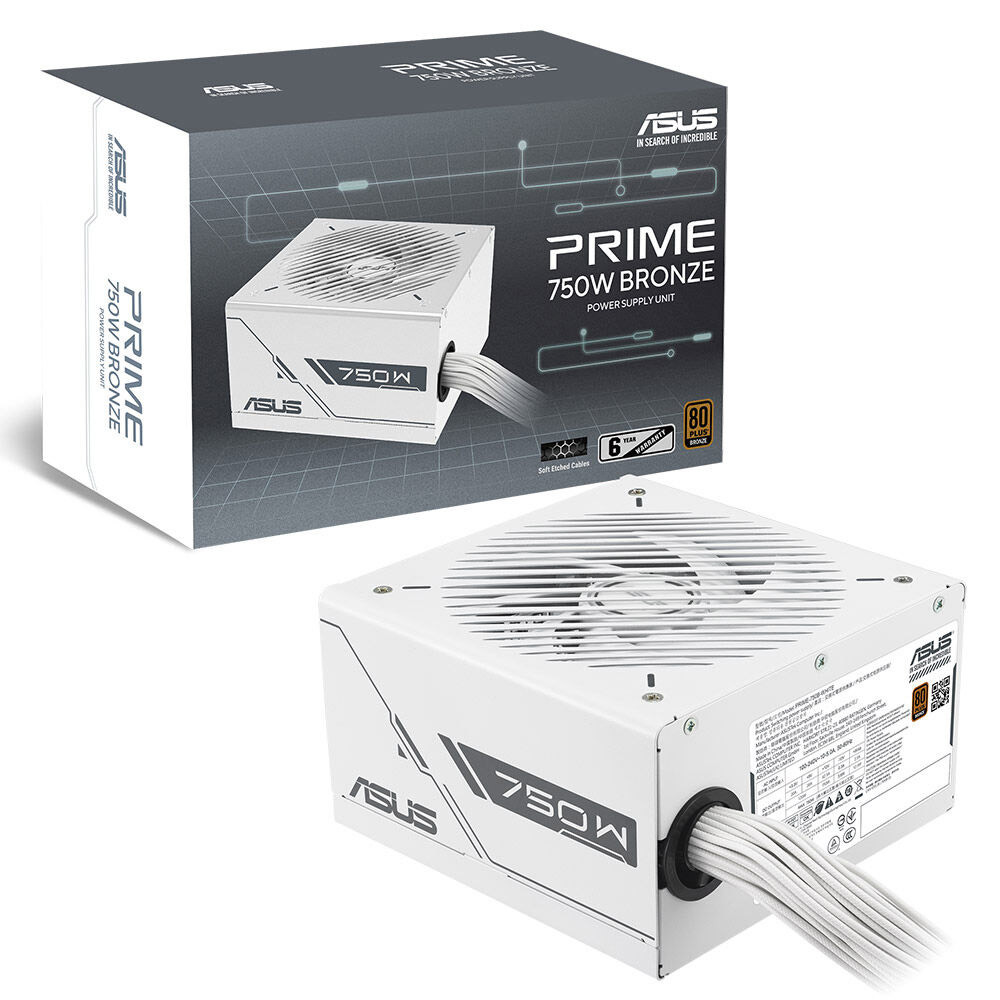 ASUS PRIME-750B-WHITE 750W 80 Bronze Power Supply