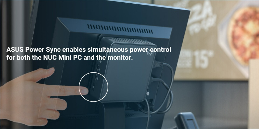 ASUS NUC15 Pro Tall Kit RNUC15CRHI300002 Core 3 100U Barebone FreeDOS Mini PC