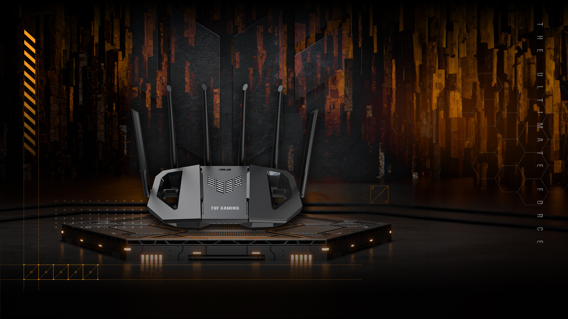 ASUS TUF Gaming BE6500 (TUF-BE6500) WiFi7 Çift Bantlı Router