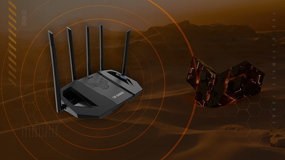 ASUS TUF Gaming BE6500 (TUF-BE6500) WiFi7 Çift Bantlı Router