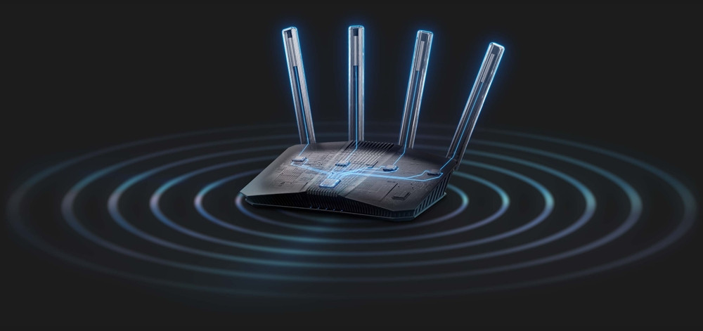 ASUS RT-BE55 Çift Bantlı WiFi 7  Akıllı AiMesh Genişletilebilir Router