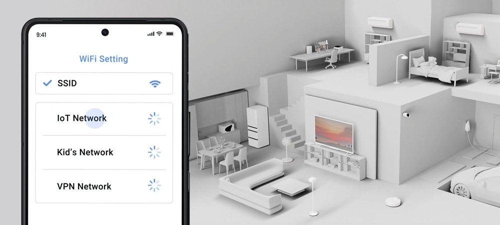 ASUS RT-BE55 Çift Bantlı WiFi 7  Akıllı AiMesh Genişletilebilir Router