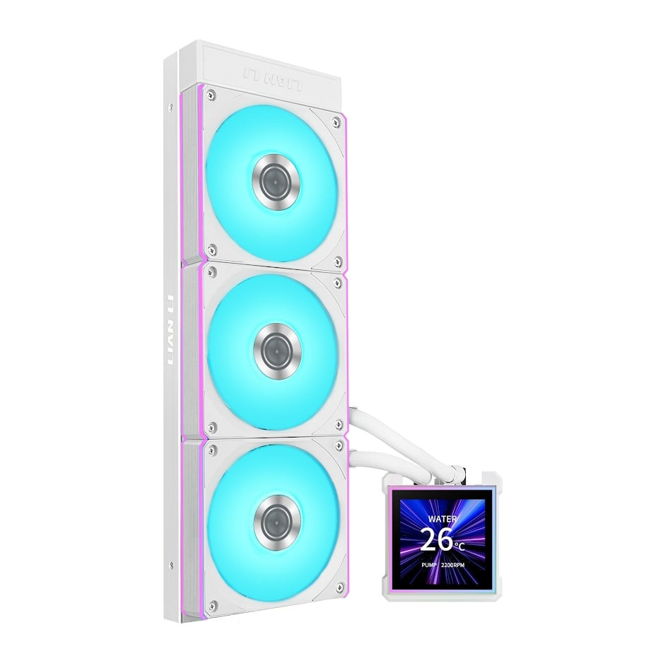 新品ホワイト】Lian Li HydroShift II LCD-C 360R Lian Li HydroShift II LCD-S 360CL Beyaz Sıvı Soğutucu (G89
