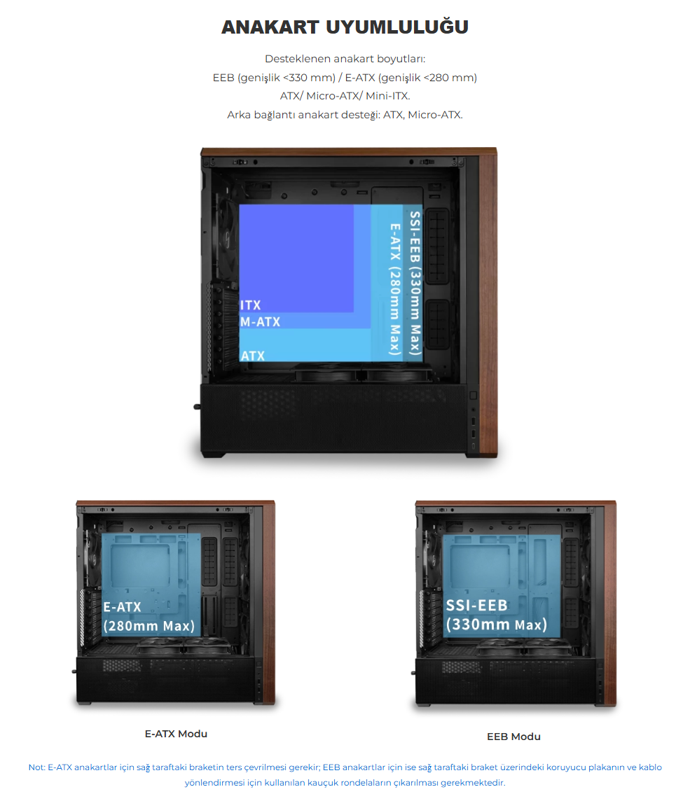 Lian Li Lancool 217 Beyaz E-ATX Mid-Tower Kasa