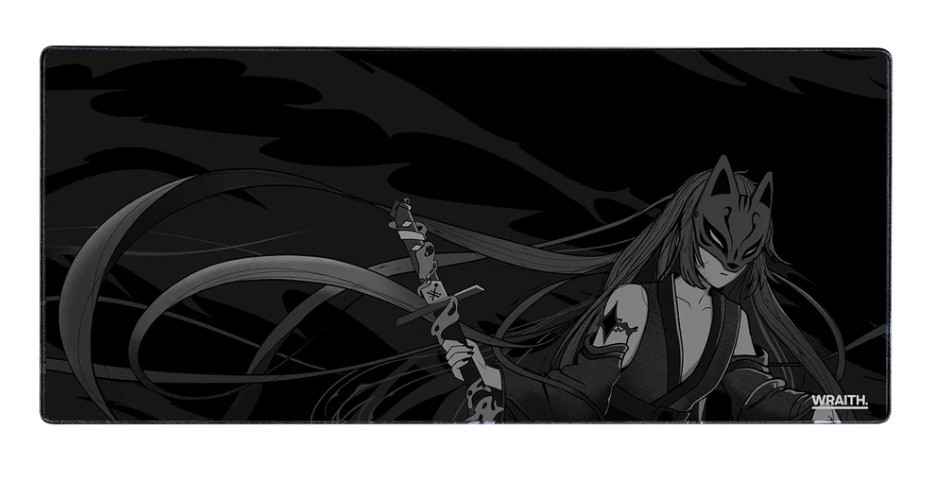 Wraith Kitsune Edition Deskmat Siyah