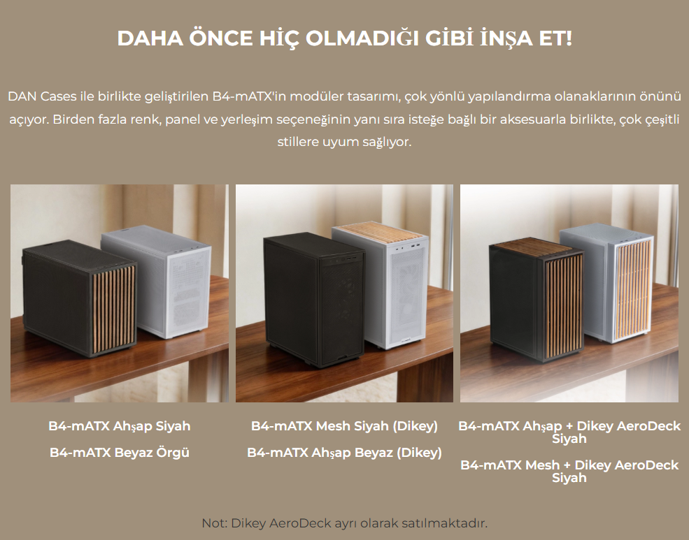 Lian Li B4 Mesh Siyah mATX Kasa