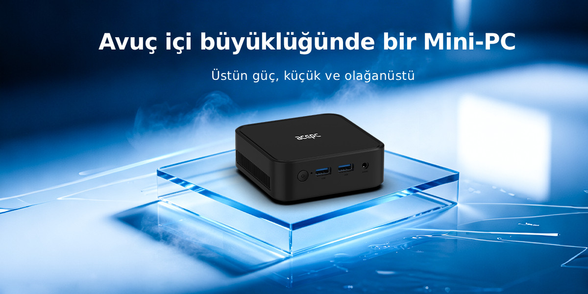 ACEPC C0B AMD Ryzen 7 3700U 16GB 512GB Win 11 Pro Mini PC
