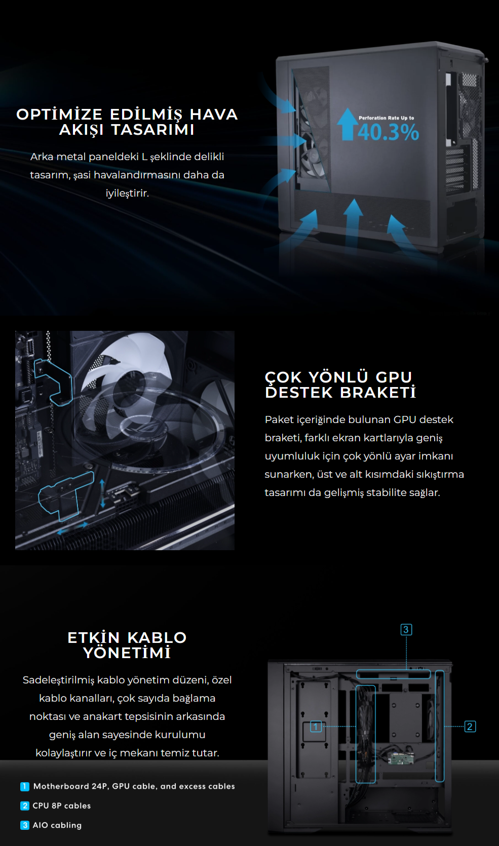 Lian Li Vector V150 INF Mid Tower mATX Kasa