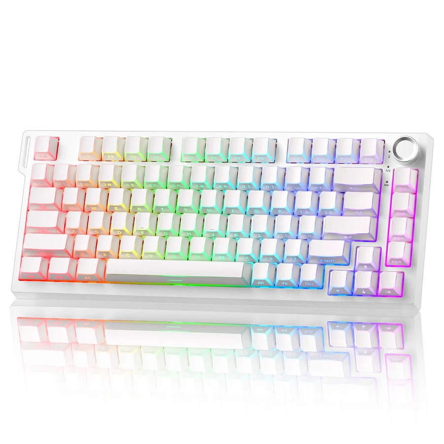 YUNZII RT75 Pro Klavye (Manyetik Switch / HE) Beyaz