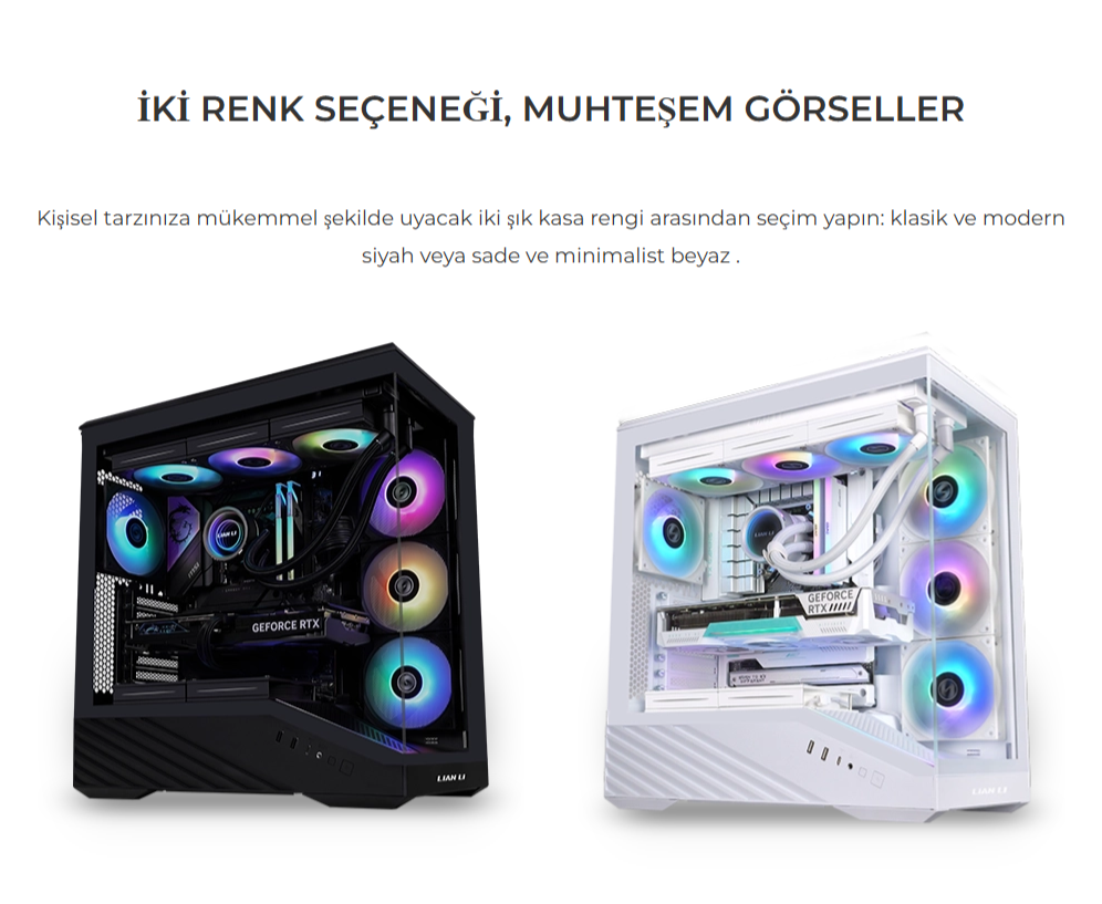 Lian Li VECTOR V100R Siyah E-ATX Kasa