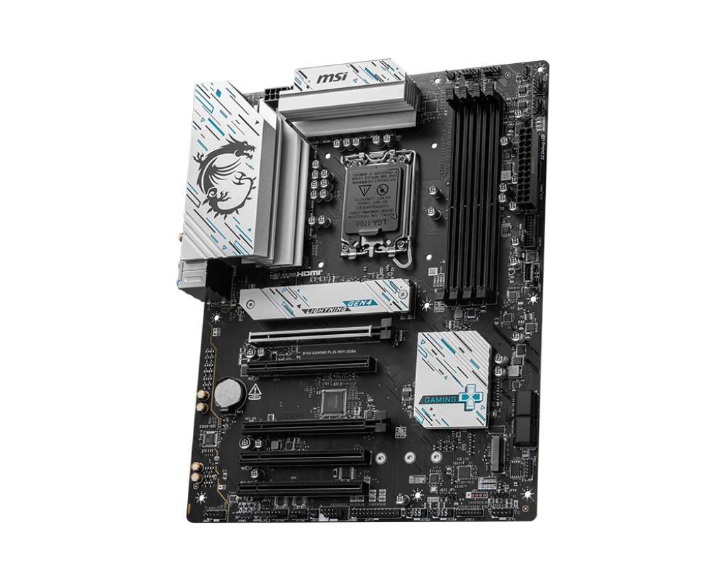 MSI B760 GAMING PLUS WIFI DDR4 Intel LGA1700 DDR4 5333+(OC)MHz ATX Anakart