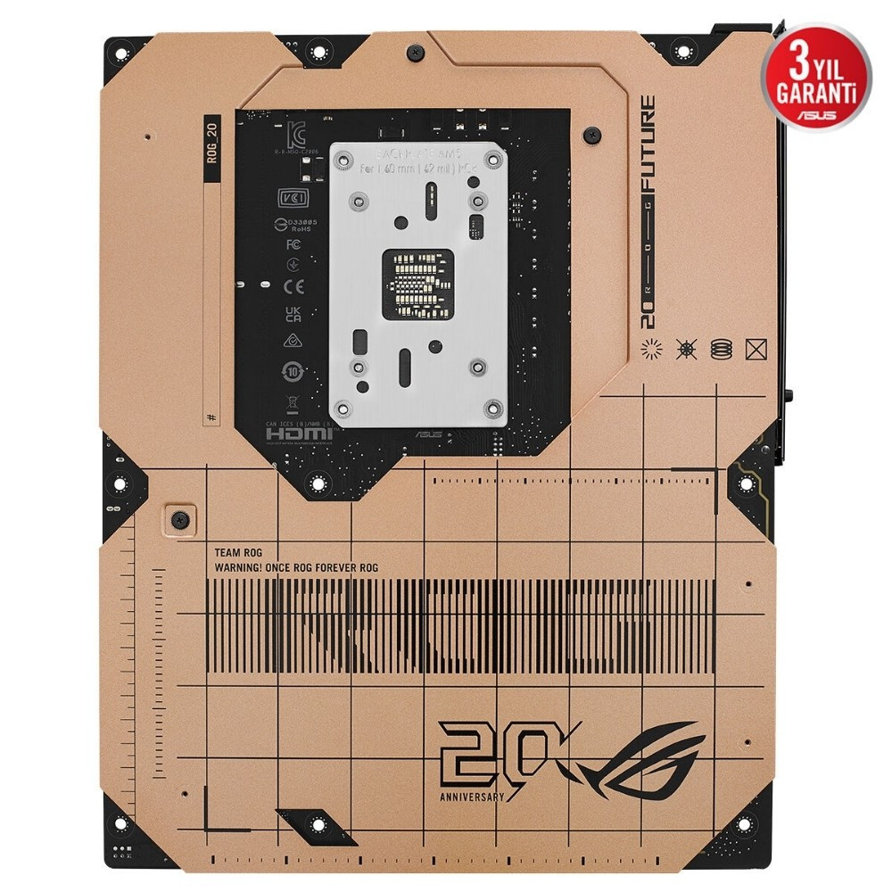 ASUS ROG CROSSHAIR 2006 AMD X870E AM5 DDR5 9600+(OC) MHz WiFi7 Gaming Anakart